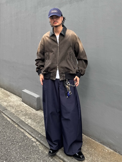 【新品・タグあり】Lui’s レザーカラーデニムボンバージャケット レザーカラーデニムボンバージャケット（デニムジャケット