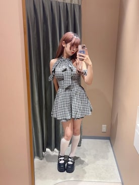 「アイテム（その他シューズ）」を使った、ももさん（レディース・161cm）の夏コーディネート