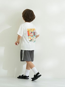 「b.Room」｜petit　main・b-roomさん（キッズ・106cm）の春コーディネート