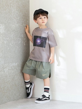 「b.Room」｜petit　main・b-roomさん（キッズ・105cm）の春コーディネート