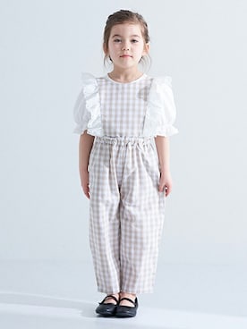「b.Room」｜petit　main・b-roomさん（キッズ・103cm）の春コーディネート