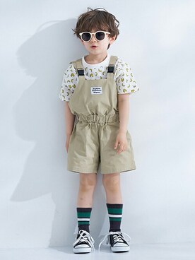 「b.Room」｜petit　main・b-roomさん（キッズ・105cm）の春コーディネート