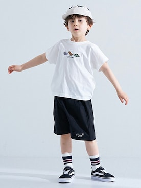 「b.Room」｜petit　main・b-roomさん（キッズ・105cm）の春コーディネート
