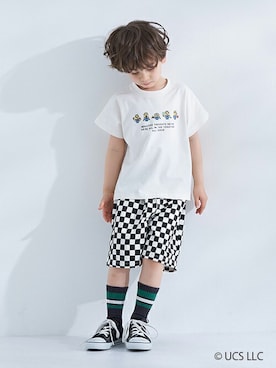 「b.Room」｜petit　main・b-roomさん（キッズ・105cm）の春コーディネート