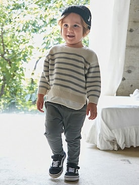 petit　main・b-roomさん（キッズ・93cm）の冬コーディネート