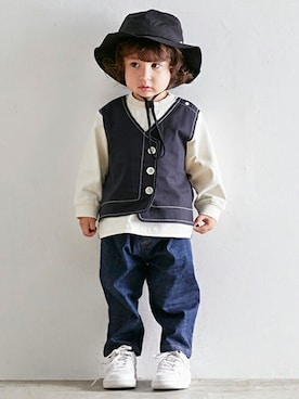 petit main・b-roomさん(キッズ・89cm)の春コーディネート