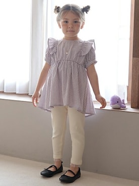 petit　main・b-roomさん（キッズ・102cm）の冬コーディネート