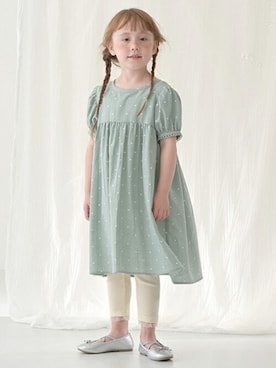 petit　main・b-roomさん（キッズ・108cm）の冬コーディネート