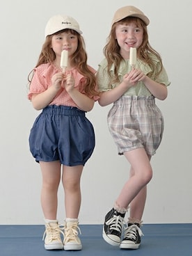 petit　main・b-roomさん（キッズ・108cm）の春コーディネート