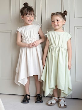 petit　main・b-roomさん（キッズ・112cm）の春コーディネート