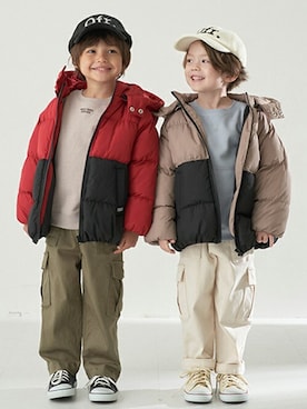 petit　main・b-roomさん（キッズ・109cm）の冬コーディネート