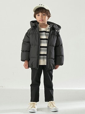 petit　main・b-roomさん（キッズ・109cm）の冬コーディネート