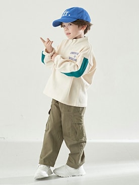 petit　main・b-roomさん（キッズ・106cm）の秋コーディネート