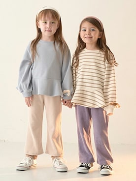 petit　main・b-roomさん（キッズ・112cm）の秋コーディネート