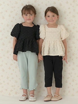 「Lycee mine（リセマイン）のアイテム」を使った、petit　main・b-roomさん（キッズ・108cm）の冬コーディネート