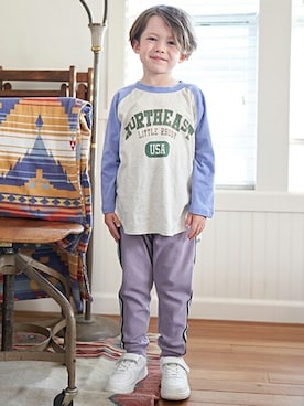 petit　main・b-roomさん（キッズ・107cm）の冬コーディネート