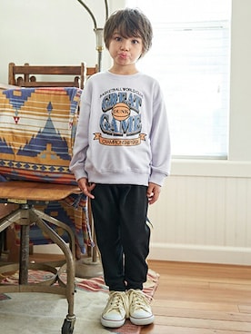 petit　main・b-roomさん（キッズ・111cm）の冬コーディネート