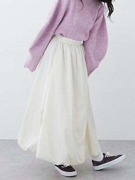 「petit main LIEN（プティマインリアン）のアイテム」を使った、petit　main・b-roomさん（レディース・160cm）の冬コーディネート