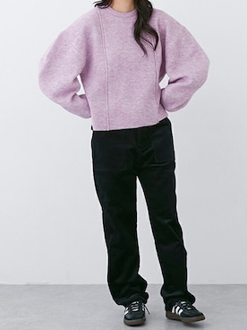 「petit main LIEN（プティマインリアン）のアイテム」を使った、petit　main・b-roomさん（レディース・160cm）の冬コーディネート