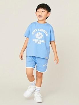 「and D. petit main（アンドディープティマイン）のアイテム」を使った、petit　main・b-roomさん（キッズ・111cm）の春コーディネート