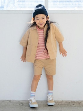 petit main・b-roomさん(キッズ・110cm)の春コーディネート