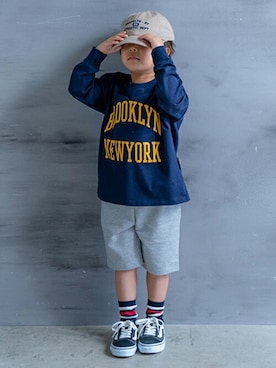 petit　main・b-roomさん（キッズ・103cm）の春コーディネート