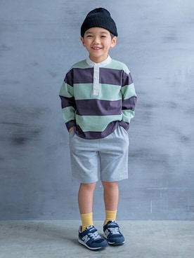 petit　main・b-roomさん（キッズ・110cm）の春コーディネート