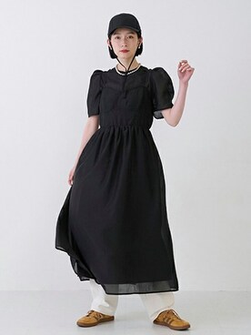 「petit main LIEN（プティマインリアン）のアイテム」を使った、petit　main・b-roomさん（レディース・162cm）の春コーディネート