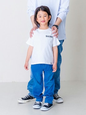 「and D. petit main（アンドディープティマイン）のアイテム」を使った、petit　main・b-roomさん（キッズ・106cm）の春コーディネート