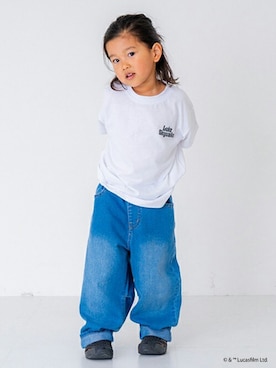 「and D. petit main（アンドディープティマイン）のアイテム」を使った、petit　main・b-roomさん（キッズ・101cm）の夏コーディネート