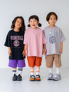 petit　main・b-roomさん（キッズ・106cm）の夏コーディネート