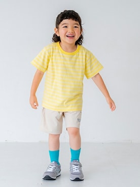 petit　main・b-roomさん（キッズ・102cm）の夏コーディネート