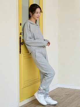 「レディース」｜「アイテム（ブルゾン）」を使った、petit　main・b-roomさん（レディース・161cm）の夏コーディネート