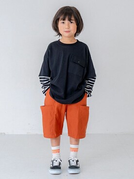 petit　main・b-roomさん（キッズ・108cm）の夏コーディネート