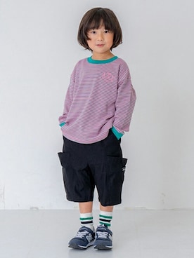 petit　main・b-roomさん（キッズ・108cm）の夏コーディネート