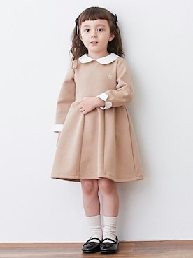 「petit main（プティマイン）のアイテム（ワンピース/ドレス）」を使った、petit　main・b-roomさん（キッズ・102cm）の夏コーディネート