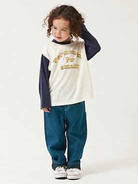 petit　main・b-roomさん（キッズ・105cm）の夏コーディネート