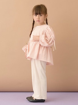 petit　main・b-roomさん（キッズ・105cm）の秋コーディネート