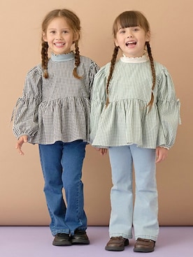 petit　main・b-roomさん（キッズ・110cm）の秋コーディネート