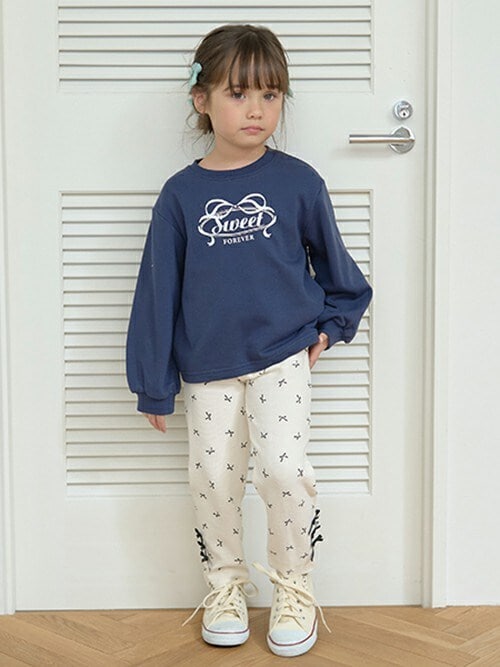 ともパン】リボンリボンストレートパンツ（その他パンツ）｜Lycee mine