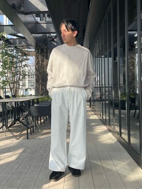 高山 湧士さん(メンズ・174cm)の春コーディネート