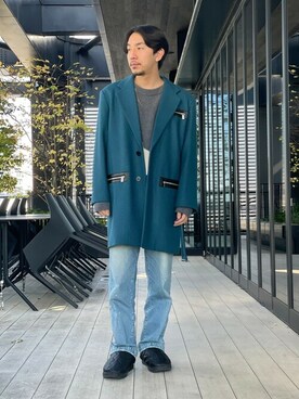 高山 湧士さん(メンズ・174cm)の冬コーディネート
