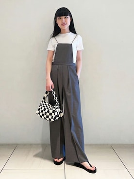 「HYKE」｜「アイテム（ワンピース/ドレス）」を使った、Shimakawa_TOMORROWLANDさん（レディース・163cm）の春コーディネート