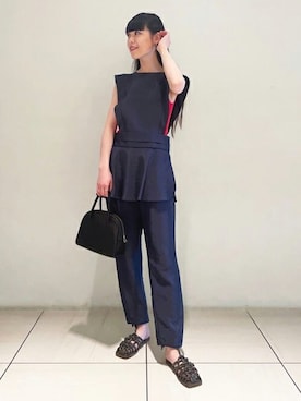 Shimakawa_TOMORROWLANDさん（レディース・163cm）の春コーディネート