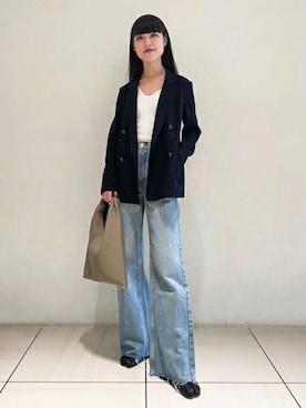 「re/done」｜Shimakawa_TOMORROWLANDさん（レディース・163cm）の夏コーディネート