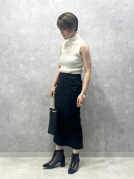 「tov（トーヴ）のアイテム」を使った、Hikkaさん（レディース・161cm）の夏コーディネート