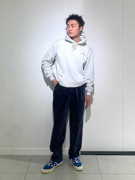 「Oriens JOURNAL STANDARD（オリエンス ジャーナルスタンダード）のアイテム（パンツ）」を使った、kotaさん（メンズ・173cm）の冬コーディネート