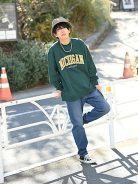 「ジョガーパンツ」｜マックハウスZOZOスタイリスト メンズさん（メンズ・178cm）の冬コーディネート