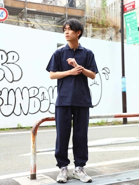 「ジョガーパンツ」｜マックハウスZOZOスタイリスト メンズさん（メンズ・178cm）の夏コーディネート