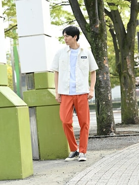 「Dickies（ディッキーズ）のアイテム（トップス）」を使った、マックハウスZOZOスタイリスト メンズさん（メンズ・178cm）の春コーディネート